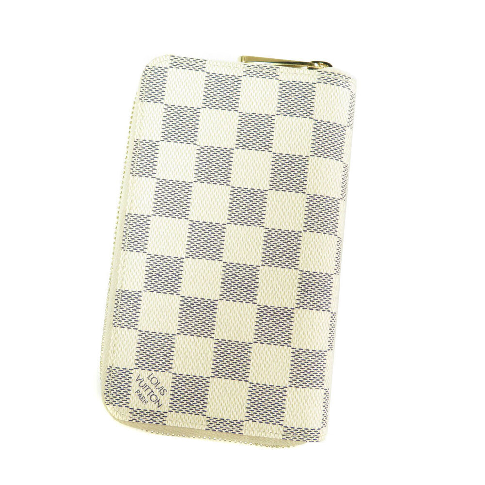 Louis Vuitton Zippy Long Wallet Canvas Compact Damier Wallet Brown